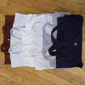 Lululemon racetrack tanks